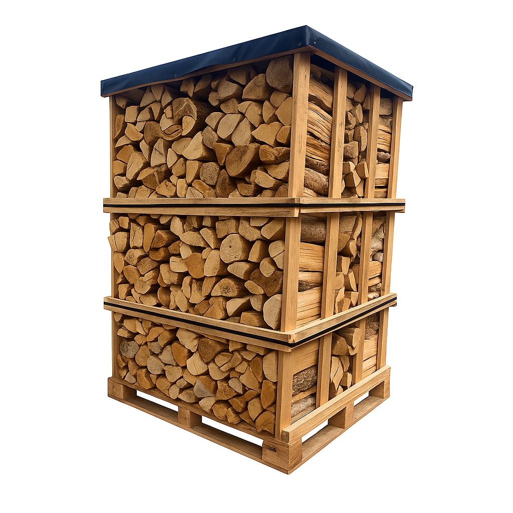 Mélange de bois durs – 30cm – Palette de 3 Stères