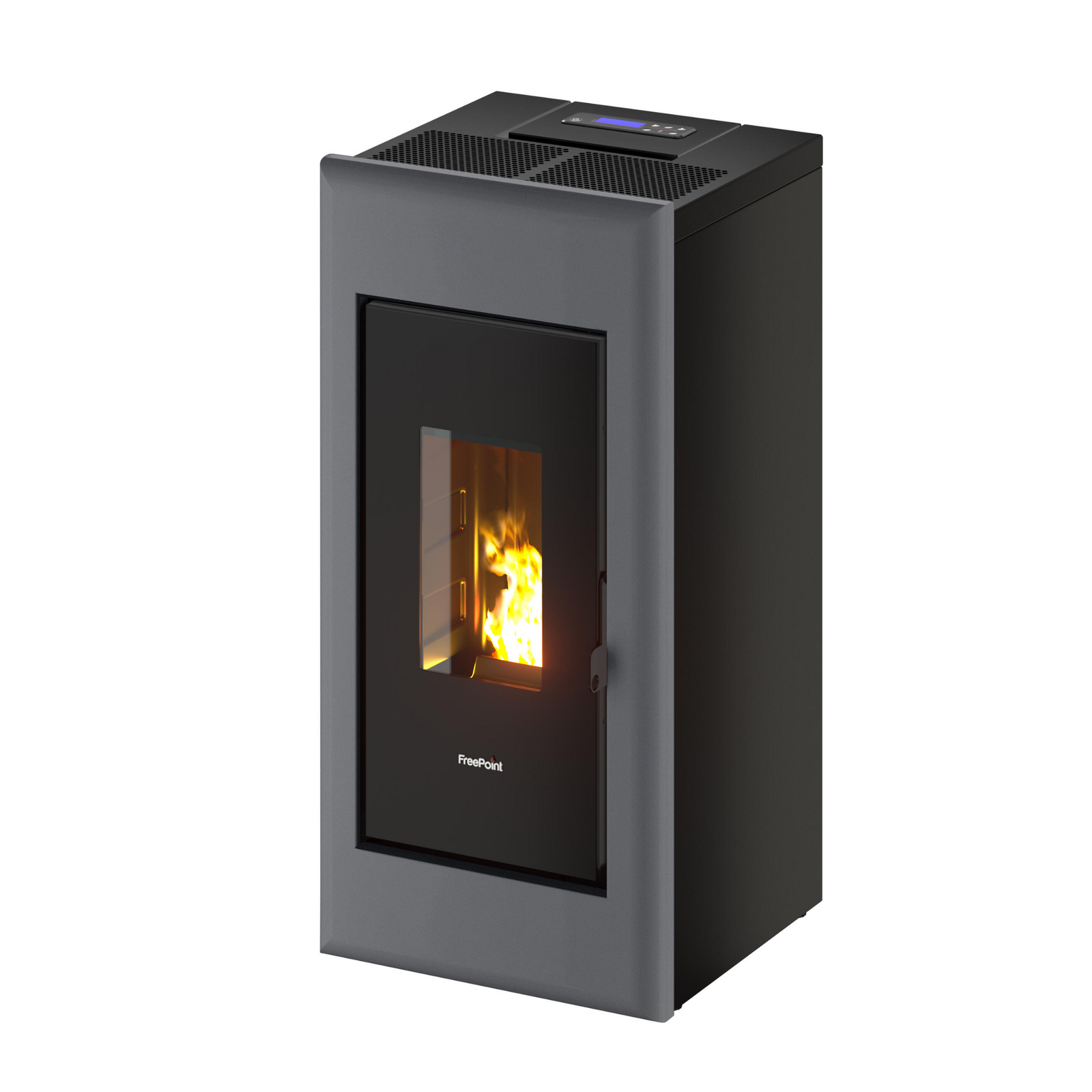 Poêle à granulés FREEPOINT One étanche gris foncé 7 kW