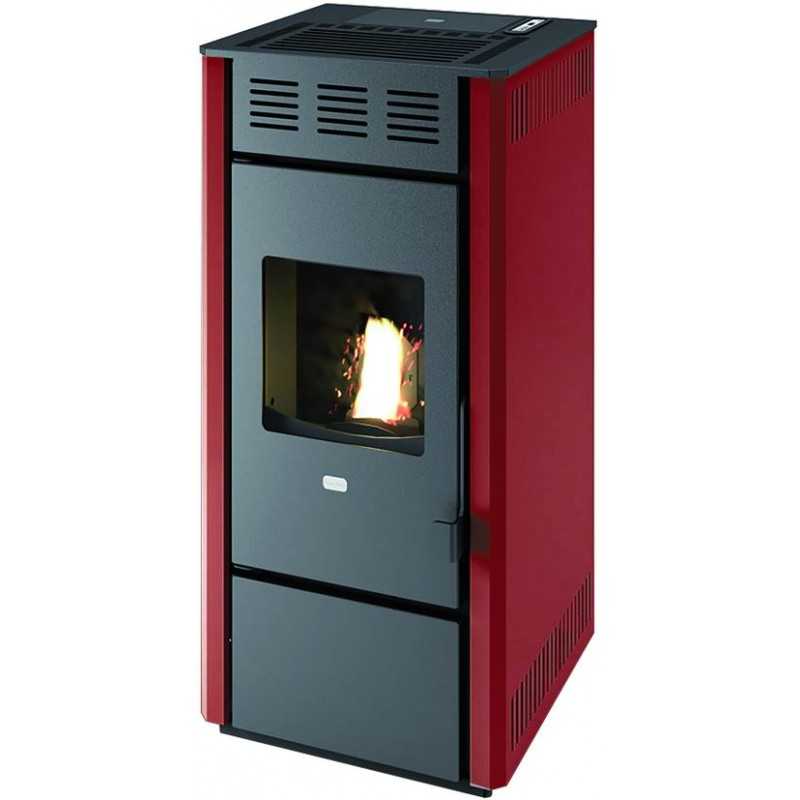 Poêle à granulés Fire Point Martina 14 12Kw rouge
