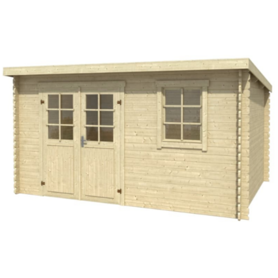 Abri de jardin SANTA FE 10 m² – Bois 28 mm, solide et durable