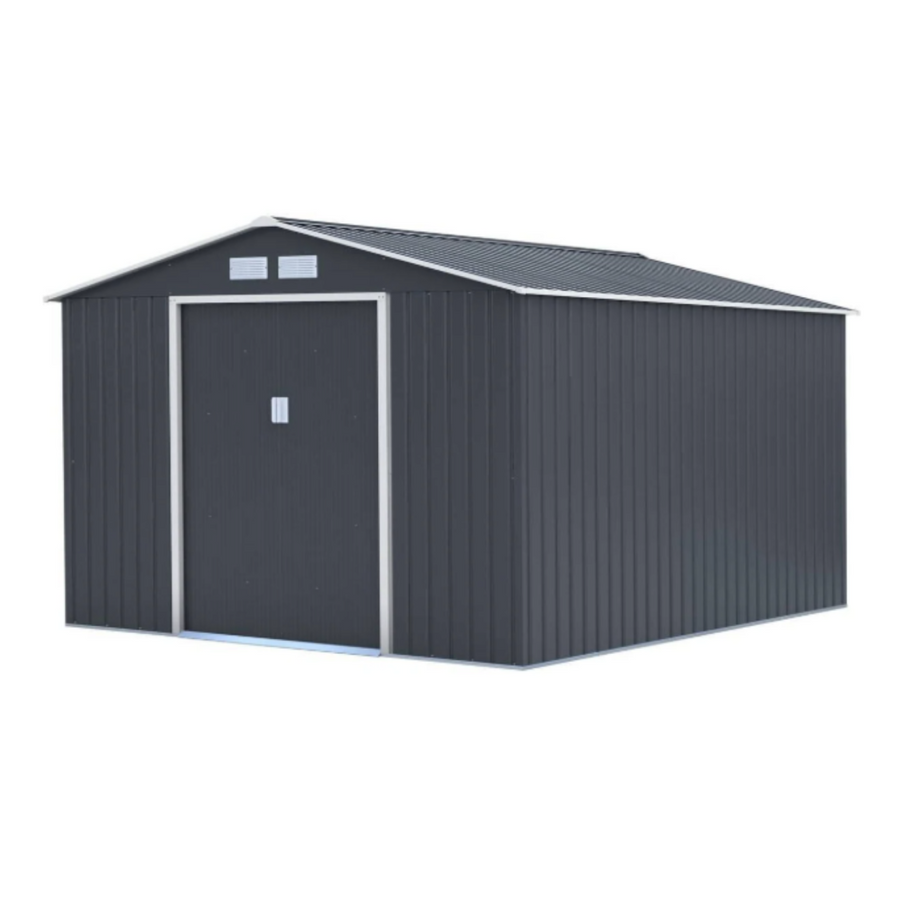 Abri de jardin métallique 9,7 m² – Robuste et économique, prix usine